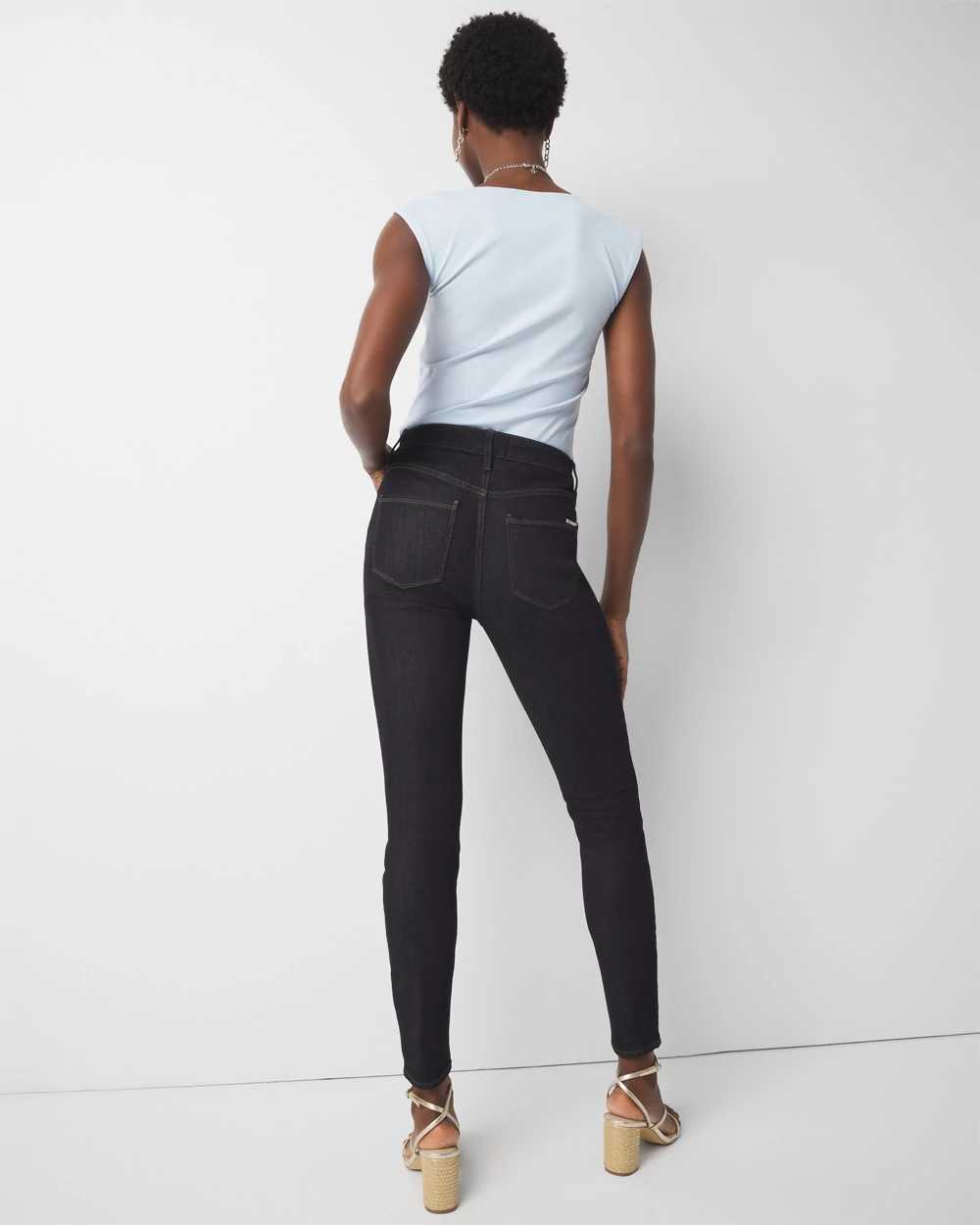 Black skinny 2025 ankle jeans